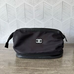 CHANEL Black Cosmetics Bag